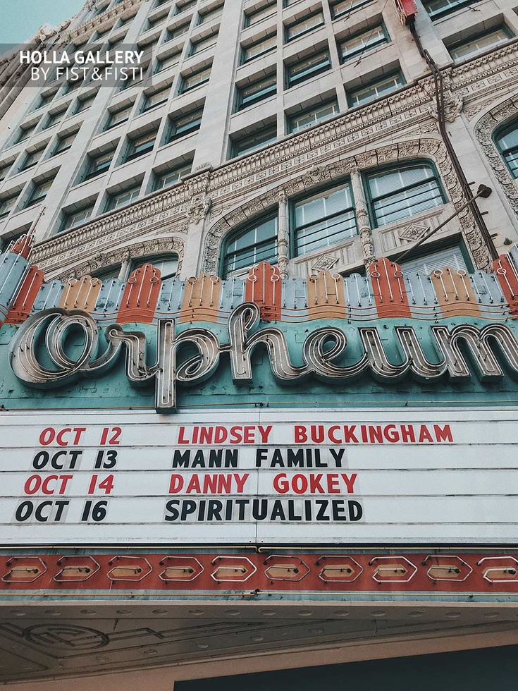 Театр Orpheum в историческом центре Los Angeles. Фото плакат